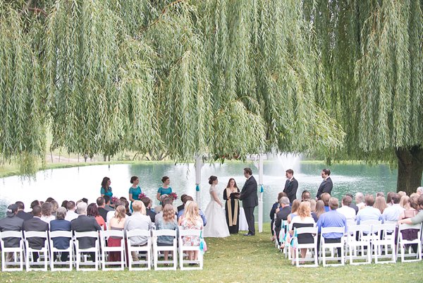 Wedding Ceremony at Pond View Farm || Marlayna Photography || Charm City Wed || www.charmcitywed.com