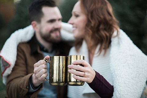 Gaver Tree Farm Engagement Session || Shannon Bishop Photography || Charm City Wed || www.charmcitywed.com