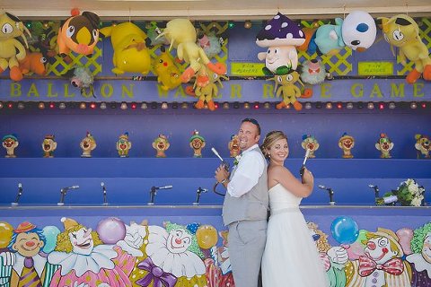 Ocean City Boardwalk wedding photos || Leah Rhianne Photography || Charm City Wed || www.charmcitywed.com