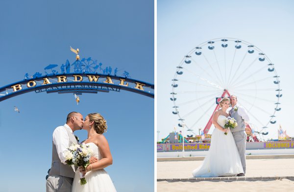 Ocean City Boardwalk wedding photos || Leah Rhianne Photography || Charm City Wed || www.charmcitywed.com