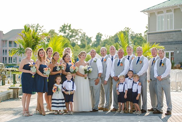 Ocean Pines Yacht Club wedding photos || Leah Rhianne Photography || Charm City Wed || www.charmcitywed.com