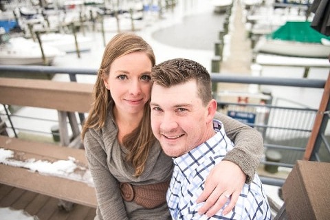 Snowy Annapolis Engagement Session || Photos from the Harty || Charm City Wed || www.charmcitywed.com