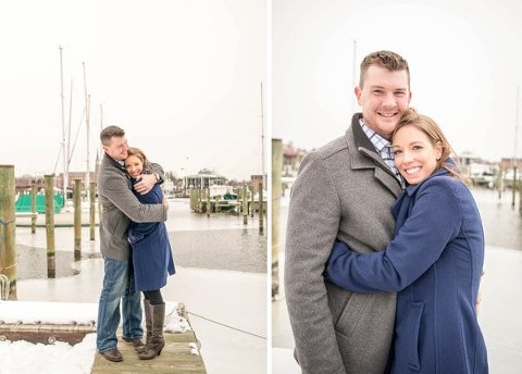 Snowy Annapolis Engagement Session || Photos from the Harty || Charm City Wed || www.charmcitywed.com