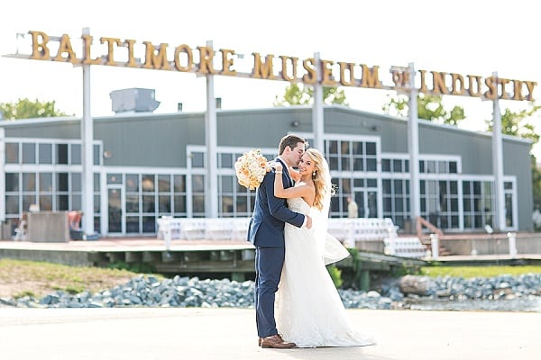 Baltimore Museum of Industry Wedding || TPoz Photography || Charm City Wed || www.charmcitywed.com