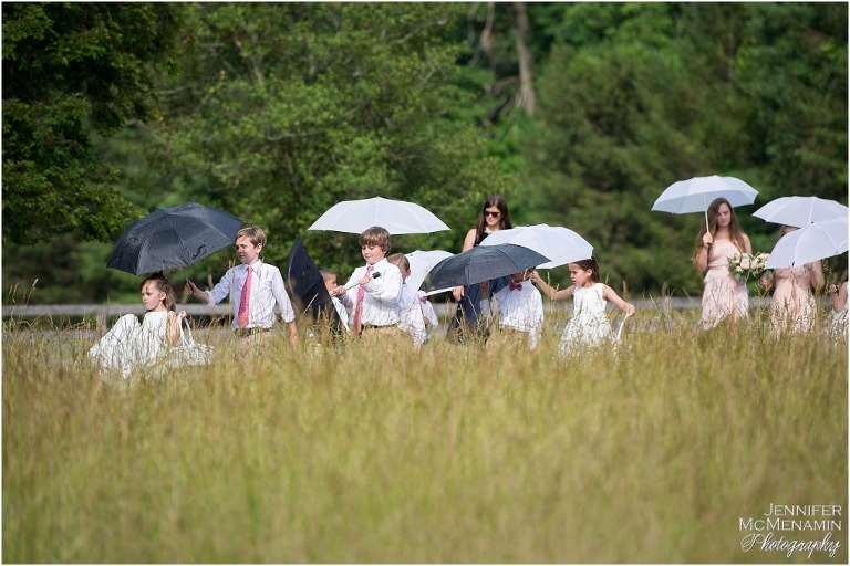 Rainy Wedding • Jennifer McMenamin Photography •  The Pleasure of Your Company •   Charm City Wed •  www.charmcitywed.com