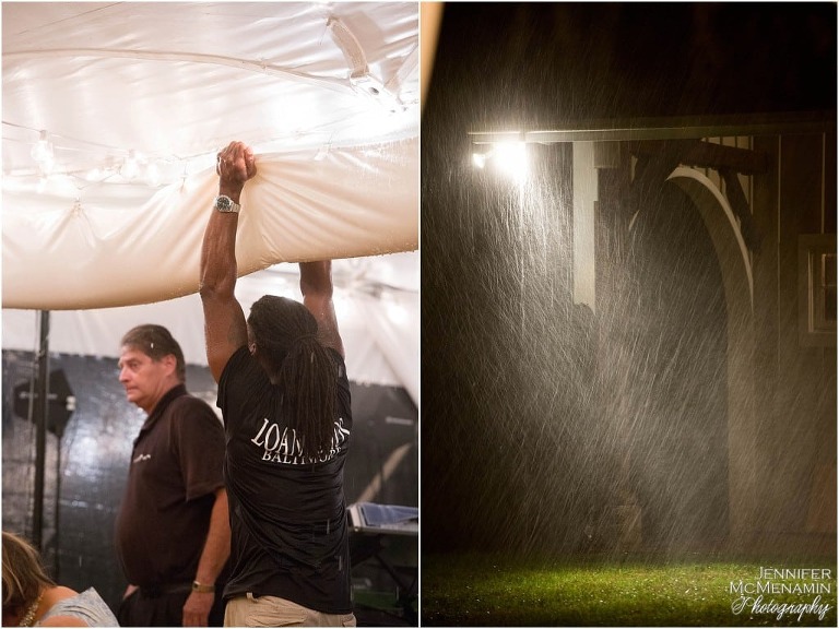 Rainy Wedding • Jennifer McMenamin Photography •  The Pleasure of Your Company •   Charm City Wed •  www.charmcitywed.com