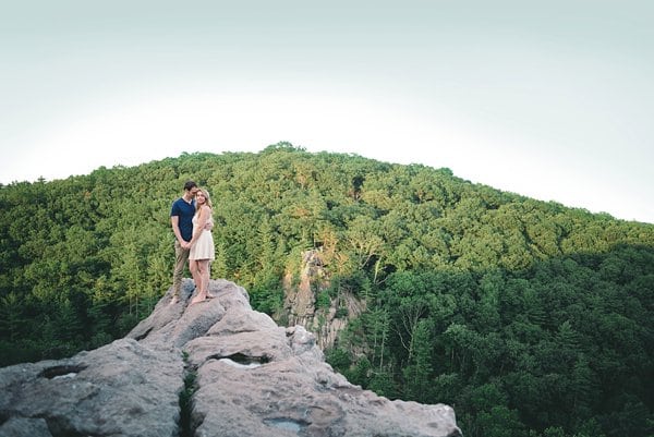Rocks State Park Engagement Photos || Wild June Photography || Charm City Wed || www.charmcitywed.com