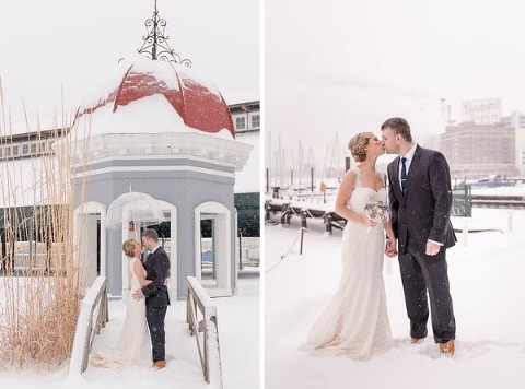  Snowy BMI Wedding in Baltimore || Leah Rhianne Photography || Charm City Wed || www.charmcitywed.com