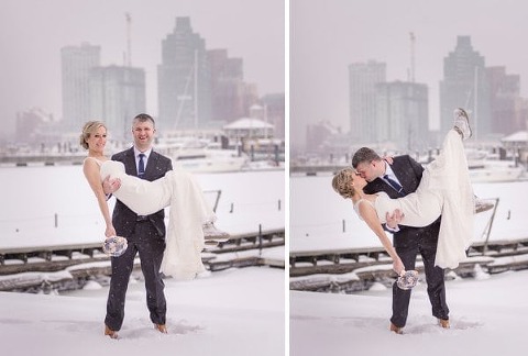  Snowy BMI Wedding in Baltimore || Leah Rhianne Photography || Charm City Wed || www.charmcitywed.com