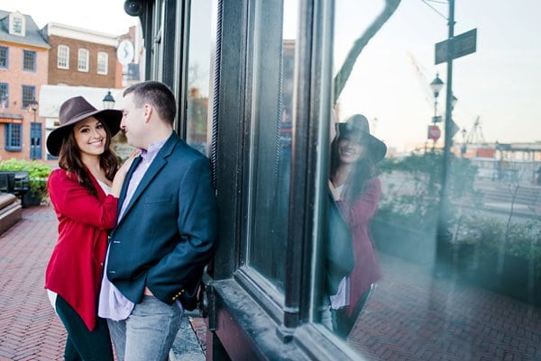 Fells Point Waterfront Engagement || Kirsten Smith Photography || Charm City Wed || www.charmcitywed.com