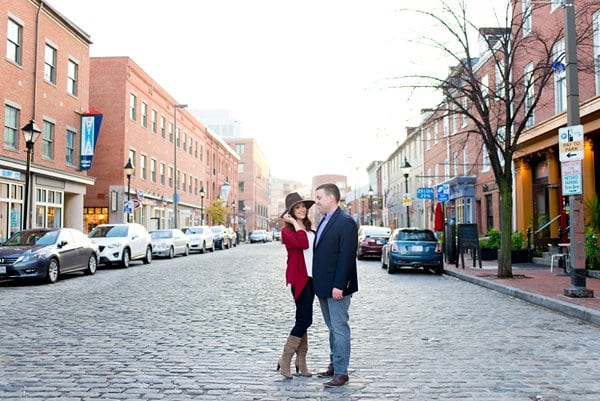 Fells Point Waterfront Engagement || Kirsten Smith Photography || Charm City Wed || www.charmcitywed.com