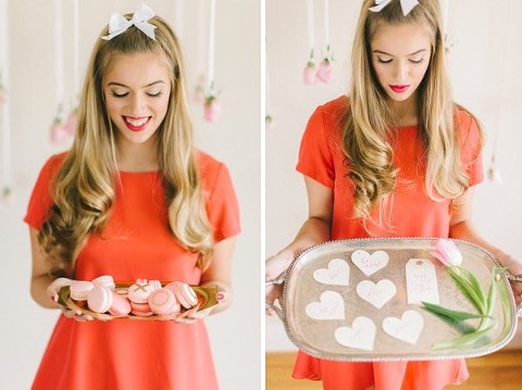 Valentine Inspiration for a bridal shower tea || Elizabeth Fogarty Photography || Charm City Wed || www.charmcitywed.com