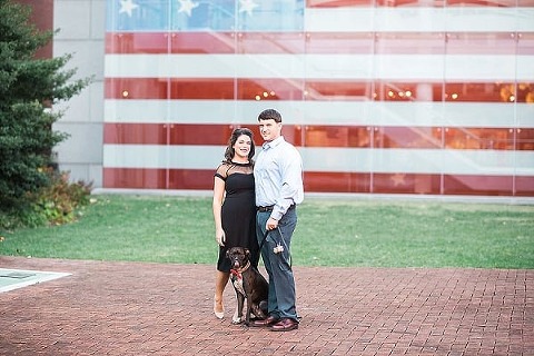 Elegant Carousel Engagement Session || Joy Michelle Photography || Charm City Wed || www.charmcitywed.com