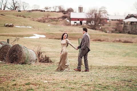 Rustic Glam Engagement Session || Brooke Tyson Photography || Charm City Wed || www.charmcitywed.com