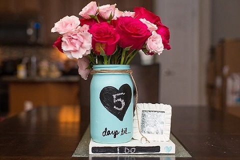 DIY Project: Wedding Countdown || tPoz Photography || Charm City Wed || www.charmcitywed.com