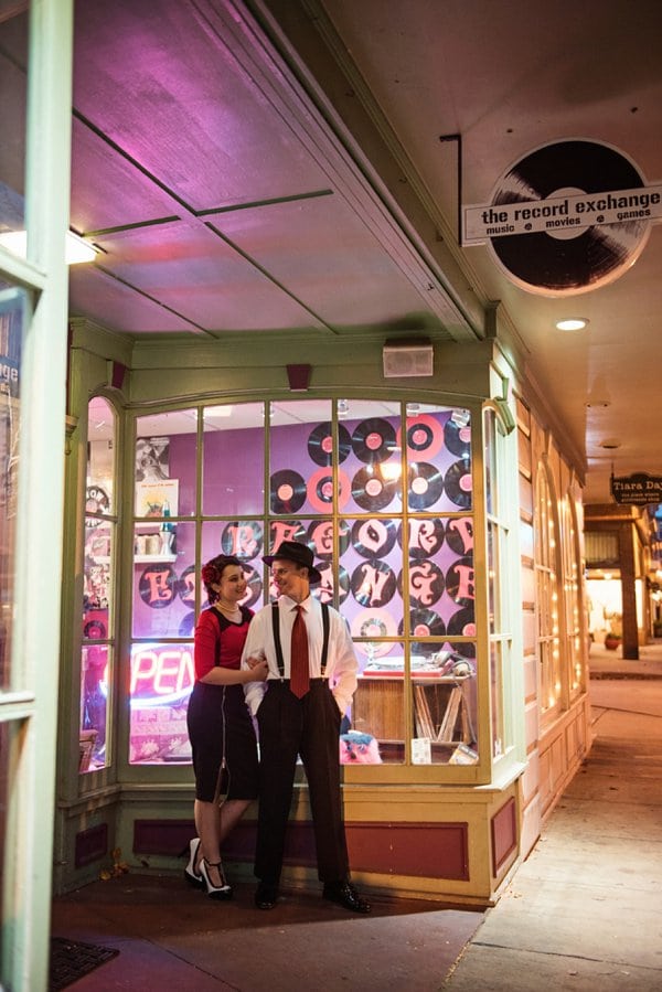 Pin-Up Style Engagement Session || Kathleen Hertel Photography || Charm City Wed || www.charmcitywed.com