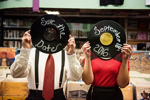 Pin-Up Style Engagement Session || Kathleen Hertel Photography || Charm City Wed || www.charmcitywed.com