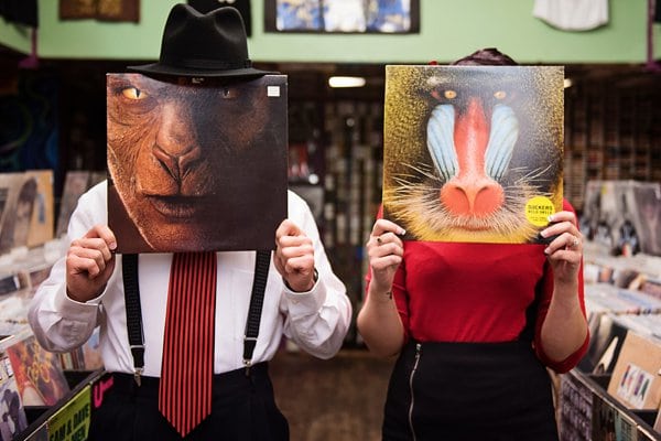 Pin-Up Style Engagement Session || Kathleen Hertel Photography || Charm City Wed || www.charmcitywed.com