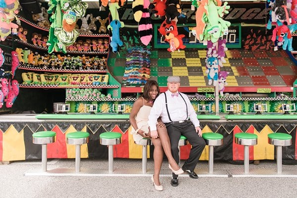 Carnival Engagement Photos || Marlayna Photography || Charm City Wed || www.charmcitywed.com