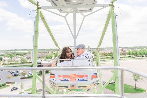Carnival Engagement Photos || Marlayna Photography || Charm City Wed || www.charmcitywed.com