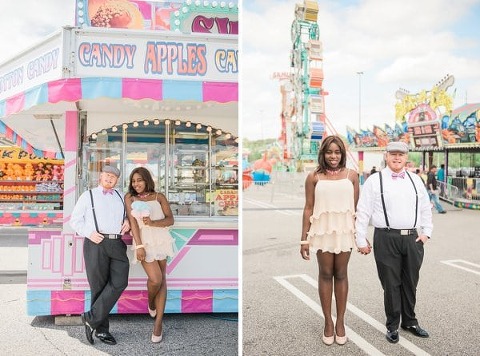 Carnival Engagement Photos || Marlayna Photography || Charm City Wed || www.charmcitywed.com
