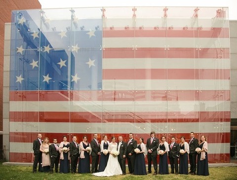 Patriotic Baltimore Wedding || Susie+Becky || Charm City Wed || www.charmcitywed.com