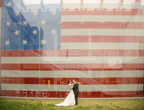 Patriotic Baltimore Wedding || Susie+Becky || Charm City Wed || www.charmcitywed.com