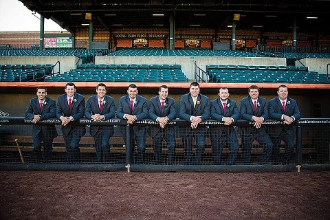 Ripken Stadium Wedding || Bradley Images || Charm City Wed || www.charmcitywed.com