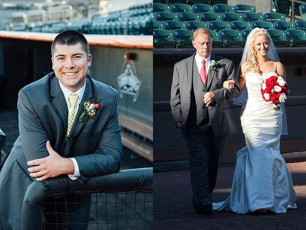 Ripken Stadium Wedding || Bradley Images || Charm City Wed || www.charmcitywed.com