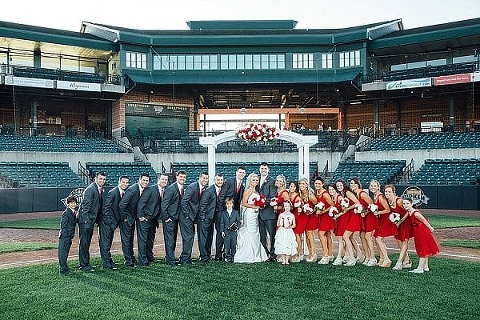 Ripken Stadium Wedding || Bradley Images || Charm City Wed || www.charmcitywed.com