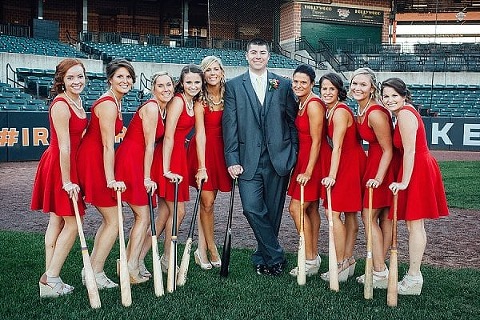 Ripken Stadium Wedding || Bradley Images || Charm City Wed || www.charmcitywed.com