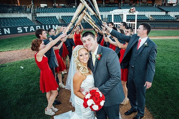 Ripken Stadium Wedding || Bradley Images || Charm City Wed || www.charmcitywed.com