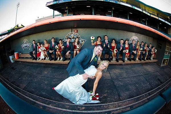 Ripken Stadium Wedding || Bradley Images || Charm City Wed || www.charmcitywed.com