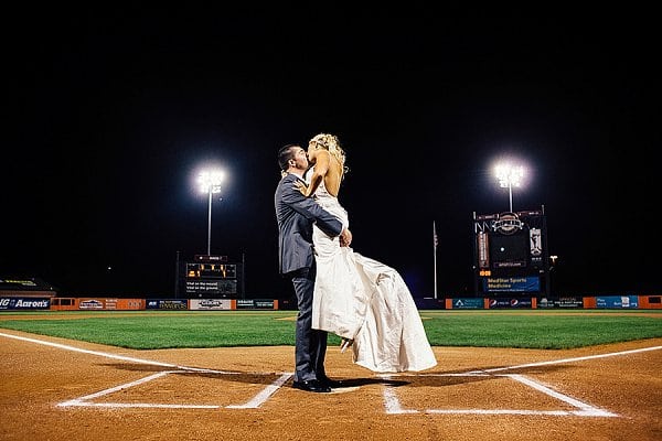 Ripken Stadium Wedding || Bradley Images || Charm City Wed || www.charmcitywed.com