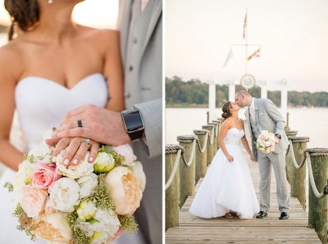 Waters Edge Event Center Wedding || Living Radiant Photography || Charm City Wed || www.charmcitywed.com