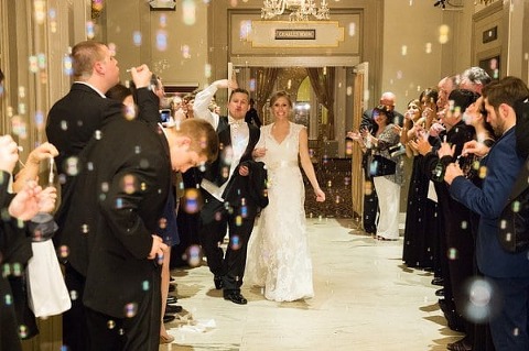 Bubble Exit Wedding at the Belvedere || Bradley Images || Charm City Wed || www.charmcitywed.com
