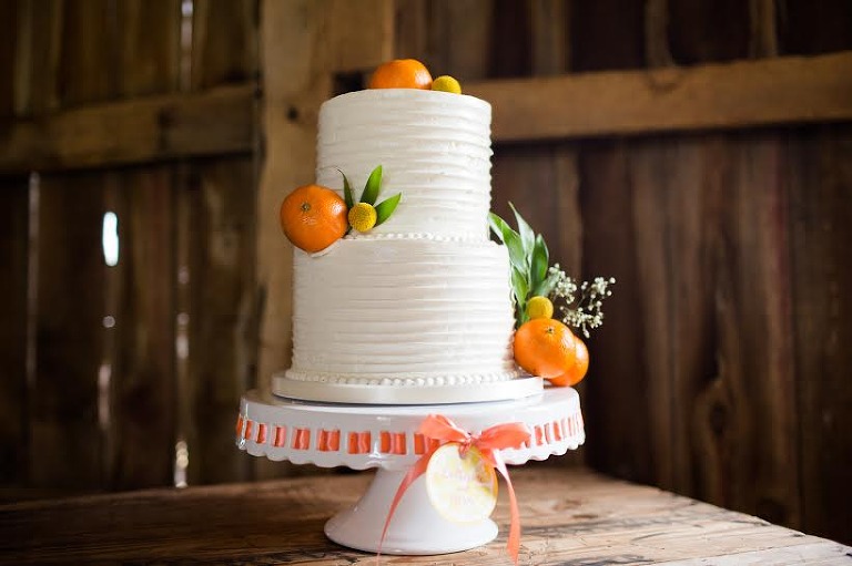 two tier swirl cake with fruit - Kira Rogers, Enchanting Events Planner1
