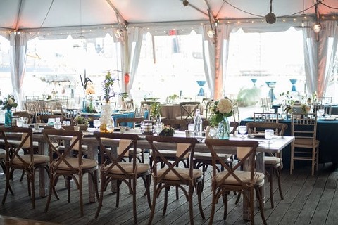 Frederick Douglass Maritime Museum Wedding || Meaghan Elliott Photography || Lemon and Lime Event Design || Charm City Wed || www.charmcitywed.com