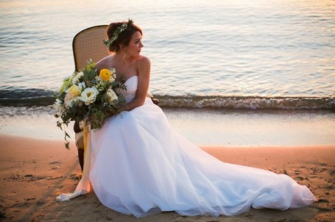 Pineapple Inspiration Chesapeake Bay Beach Club Styled Shoot || Emily Chastain Photography || Charm City Wed || www.charmcitywed.com