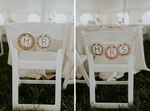 Romantic Backyard Wedding || Bekah Kay Creative || Charm City Wed || www.charmcitywed.com