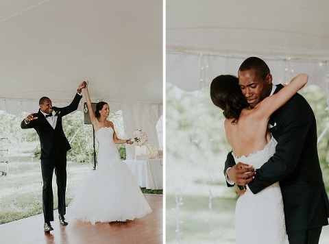 Romantic Backyard Wedding || Bekah Kay Creative || Charm City Wed || www.charmcitywed.com