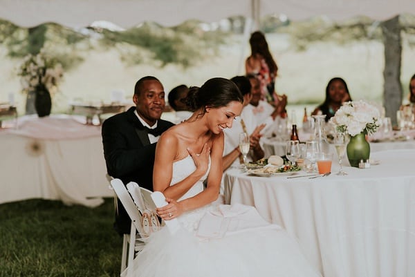 Romantic Backyard Wedding || Bekah Kay Creative || Charm City Wed || www.charmcitywed.com