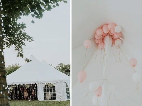 Romantic Backyard Wedding || Bekah Kay Creative || Charm City Wed || www.charmcitywed.com