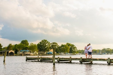Sparrows Point Engagement Session || TPoz Photography || Charm City Wed || www.charmcitywed.com