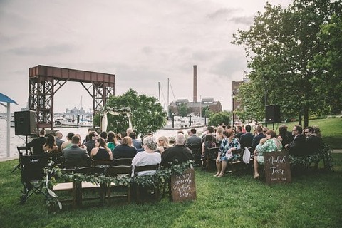 Canton Waterfront Wedding || Barbara O Photography || Intrinsic Weddings || Charm City Wed || www.charmcitywed.com