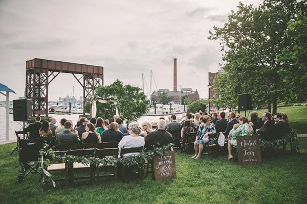 Canton Waterfront Wedding || Barbara O Photography || Intrinsic Weddings || Charm City Wed || www.charmcitywed.com