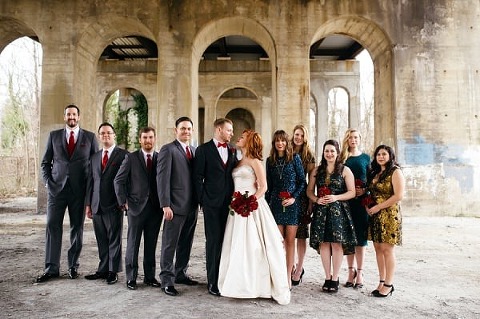 Chic Mt Washington Mill Dye House Wedding || Rebekah J Murray Photography || Charm City Wed || www.charmcitywed.com