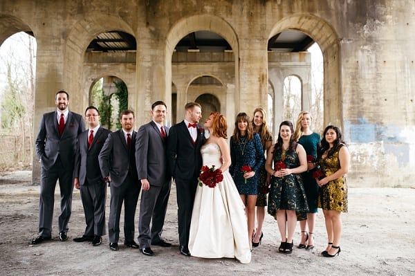 Chic Mt Washington Mill Dye House Wedding || Rebekah J Murray Photography || Charm City Wed || www.charmcitywed.com