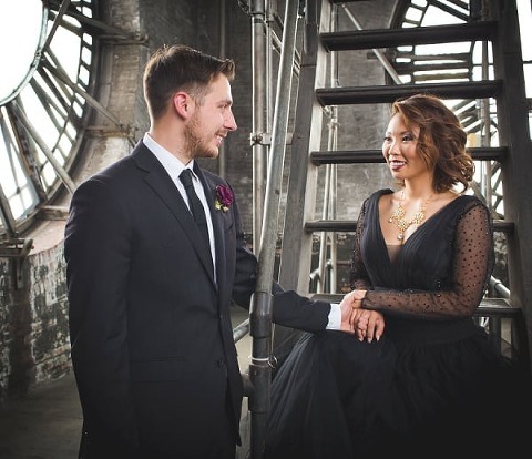 Masquerade Elopement Styled Shoot || John Operaña Photography || Charm City Wed || www.charmcitywed.com