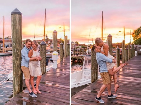 Sunset Engagement Session || Nikki Schell Photography || Charm City Wed || www.charmcitywed.com